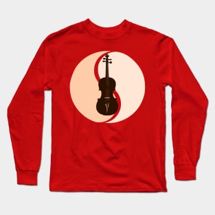 Violin Yin and Yang Long Sleeve T-Shirt